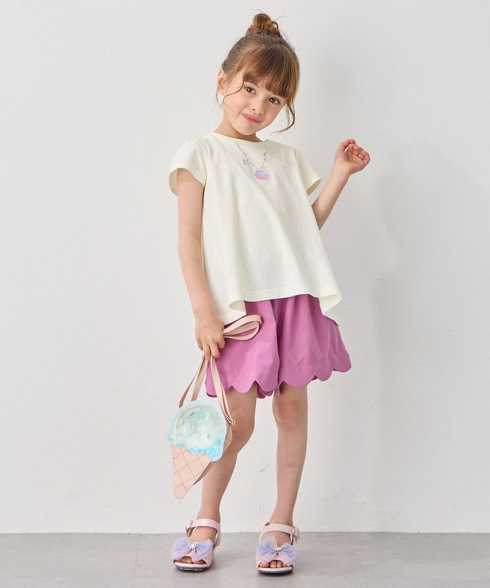 ANY KIDS 接触冷感 しろくま バックシャン Tシャツ 