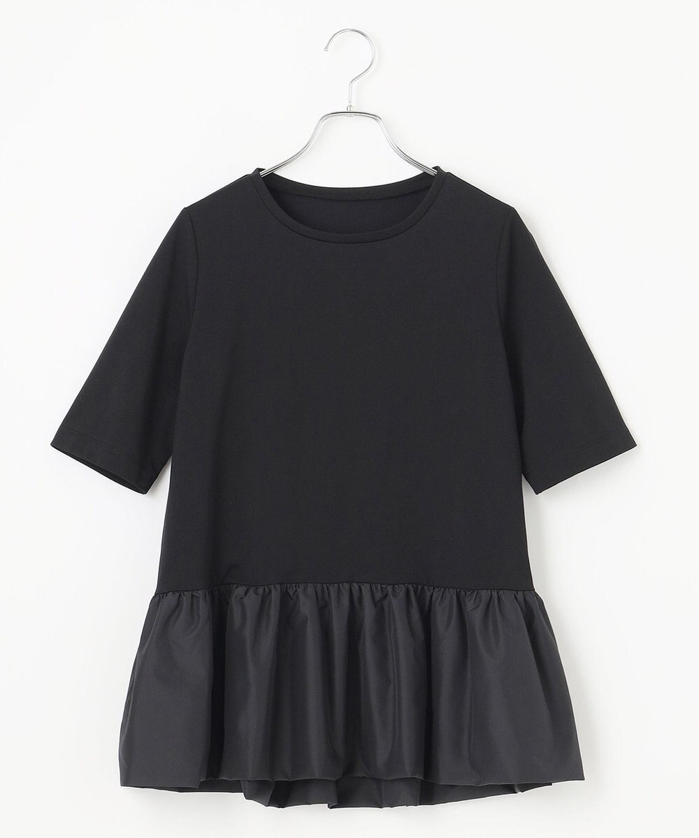 #Newans 【撥水・吸水速乾】コンビネーションペプラムチュニックカットソー 