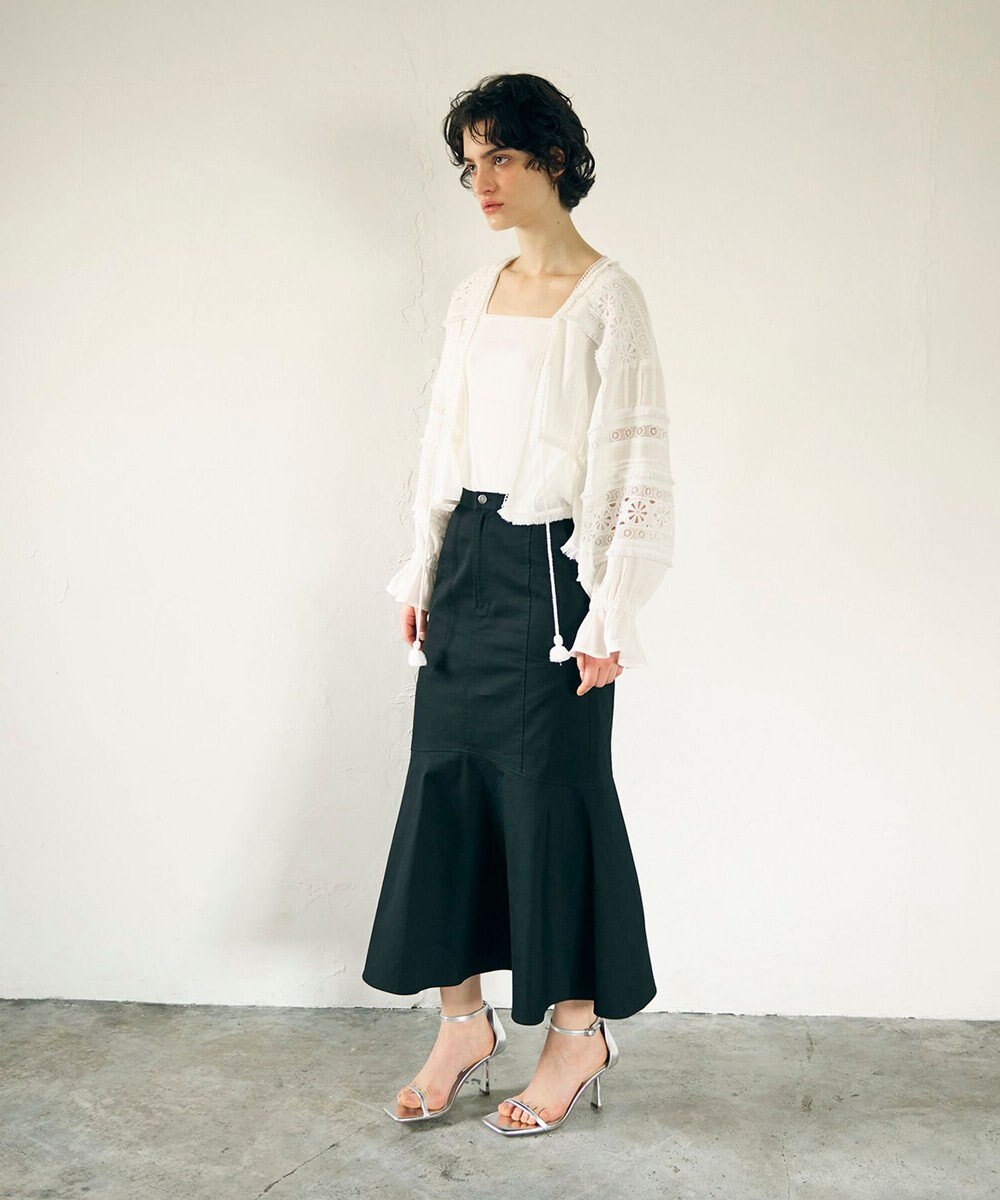 GRACE CONTINENTAL ミディマーメイドスカート 