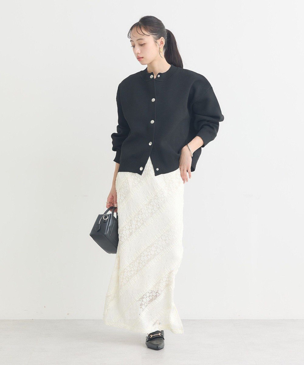 earth music&ecology メタルボタンカーディガン 