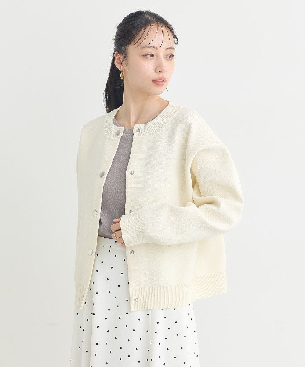 earth music&ecology メタルボタンカーディガン 