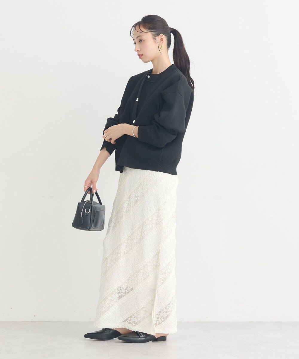 earth music&ecology メタルボタンカーディガン 