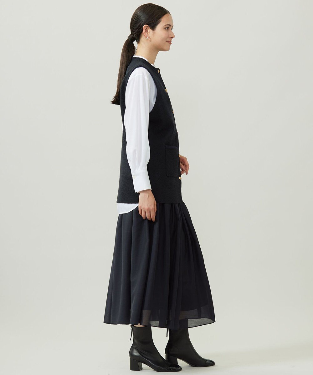 自由区 【カタログ掲載】ループボンディングニット ベスト 