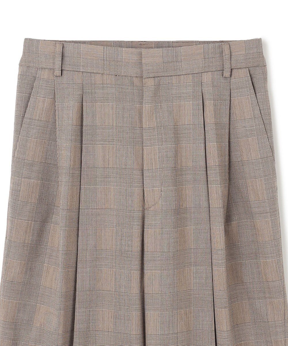 BEIGE， 【洗える】MER / グレンチェックパンツ 