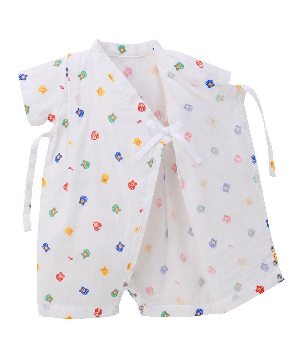 MIKI HOUSE HOT BISCUITS 【ミキハウス】【50-80cm】甚平オール 