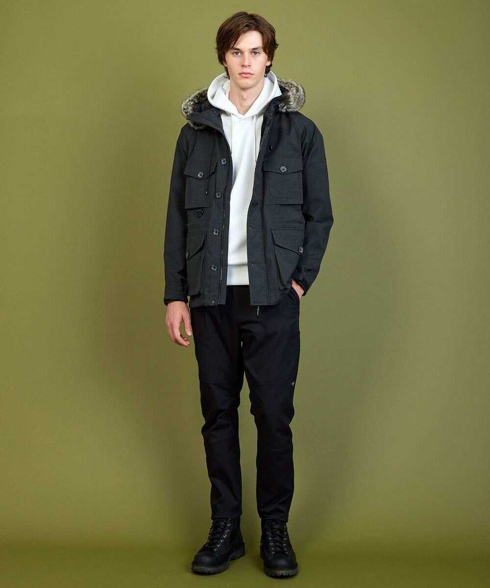 JOSEPH ABBOUD MOUNTAIN 【吸水速乾/保温性】ベアダンボール　パーカー 