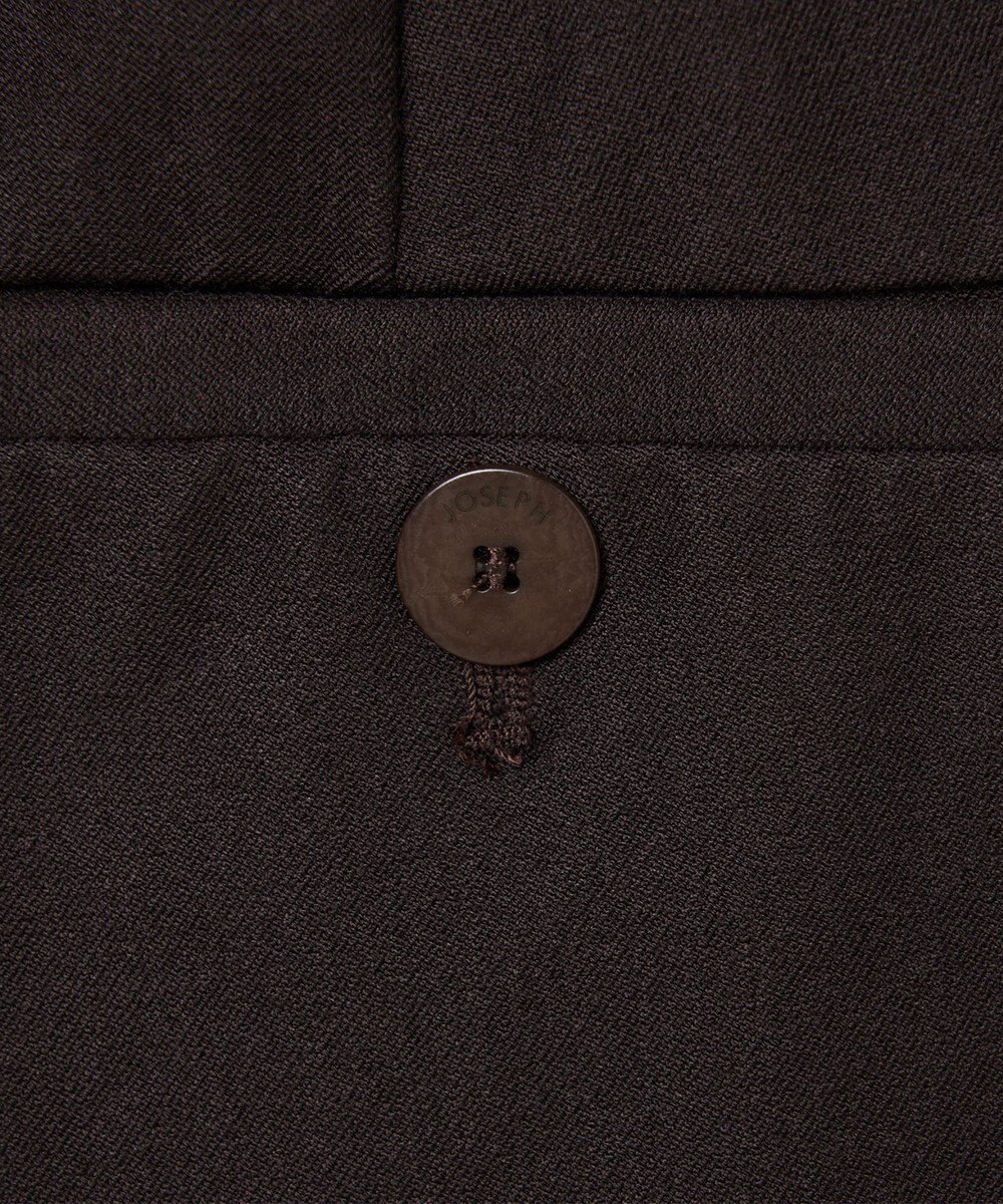 JOSEPH ギャバジンストレッチ ワイドレッグトラウザーズ YUKIO 