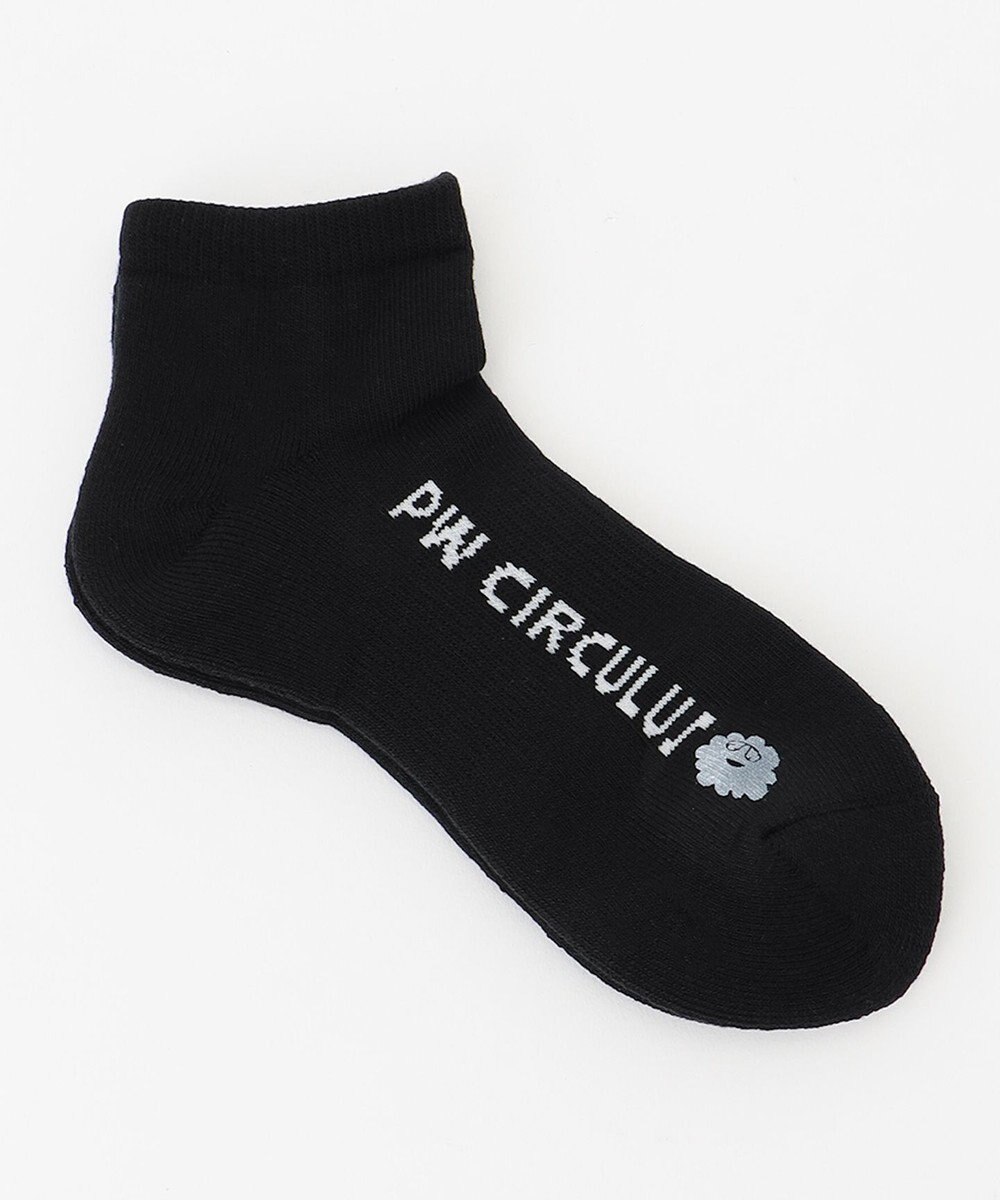 PW CIRCULUS 【WOMEN】【土踏まずをサポート】ロゴ ショートソックス 