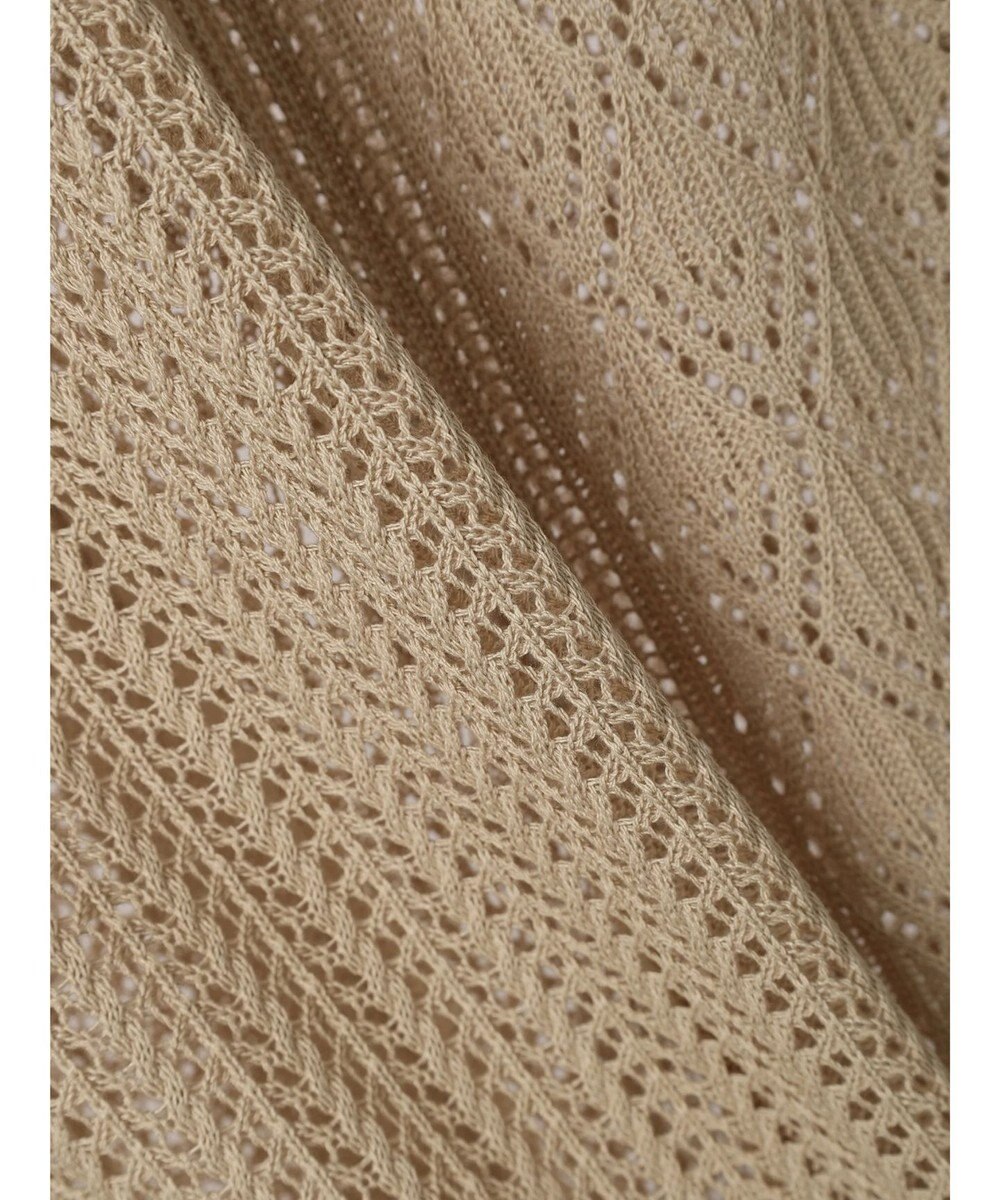 Green Parks 前後２Ｗａｙ　透かし柄ニットワンピース 