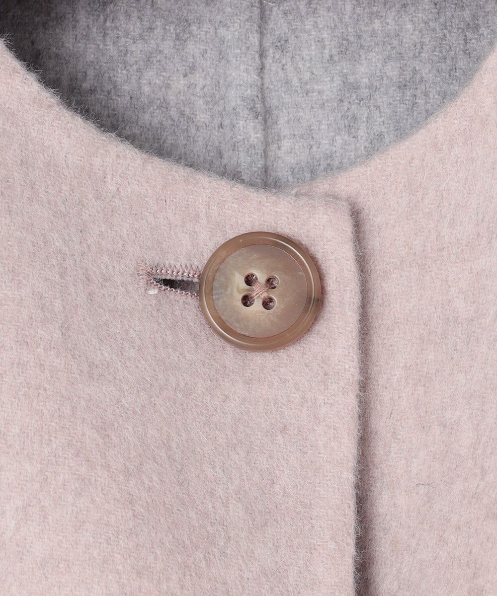 J.PRESS LADIES L 【リバーシブル】ウールナイロン リバー ショート コート 