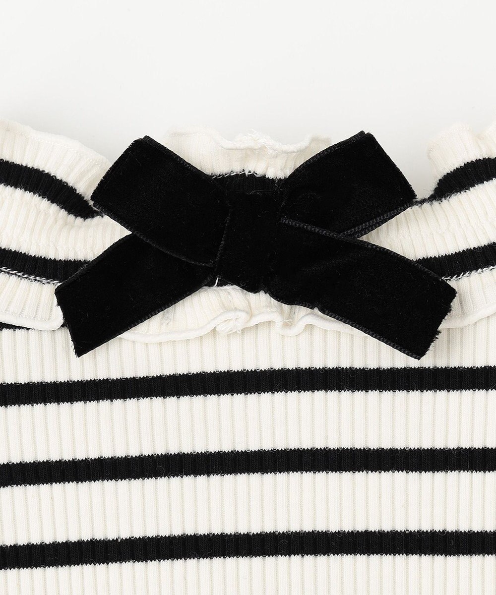 ANY KIDS テレコハイネック長袖Tシャツ 