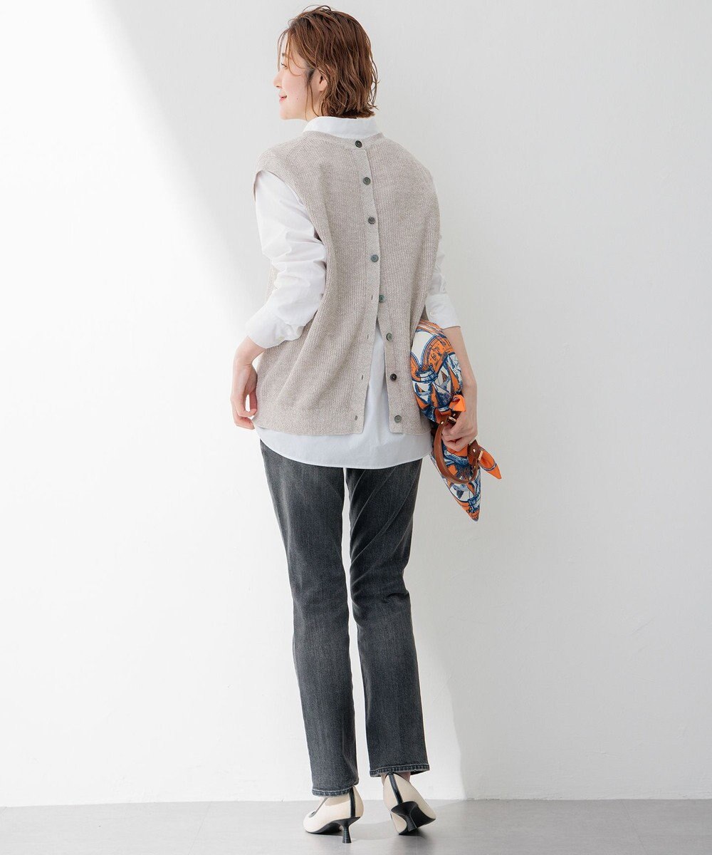 23区 【Oggi4月号掲載/洗える】CANCLINI スキッパー シャツ 