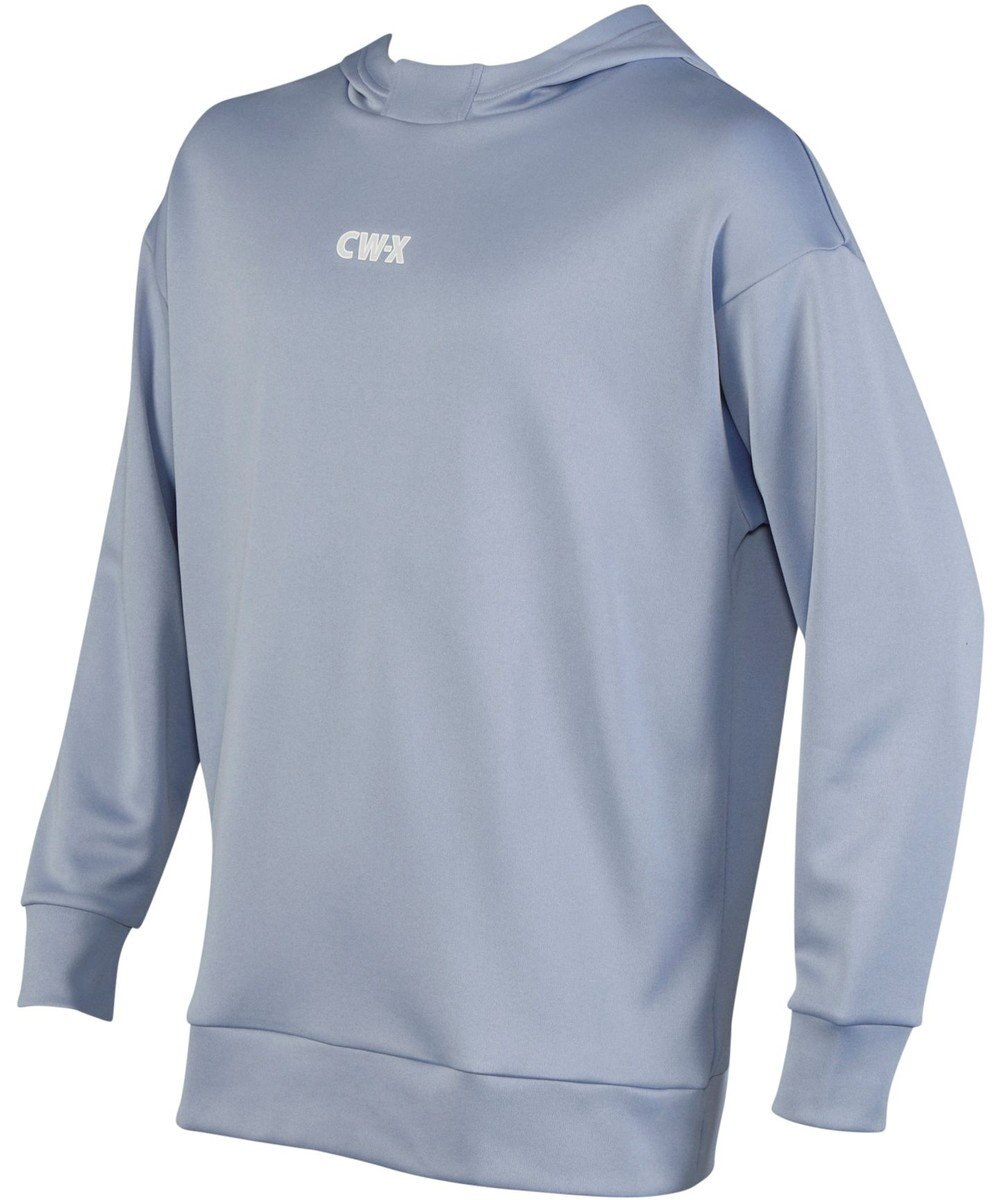 CW-X 【UNISEX】 CW-X 【STYLE FREE】 フードつき スポーツ プルオーバー 長袖 スウェット パーカー トップス ユニセックス DLR189 /ワコール 