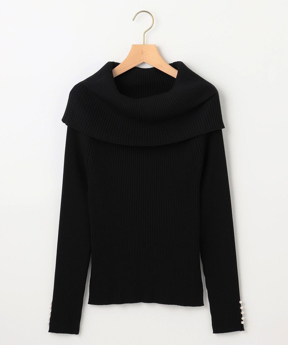 組曲 L 【WEB限定】ELENAオフショル風 ニットプルオーバー 