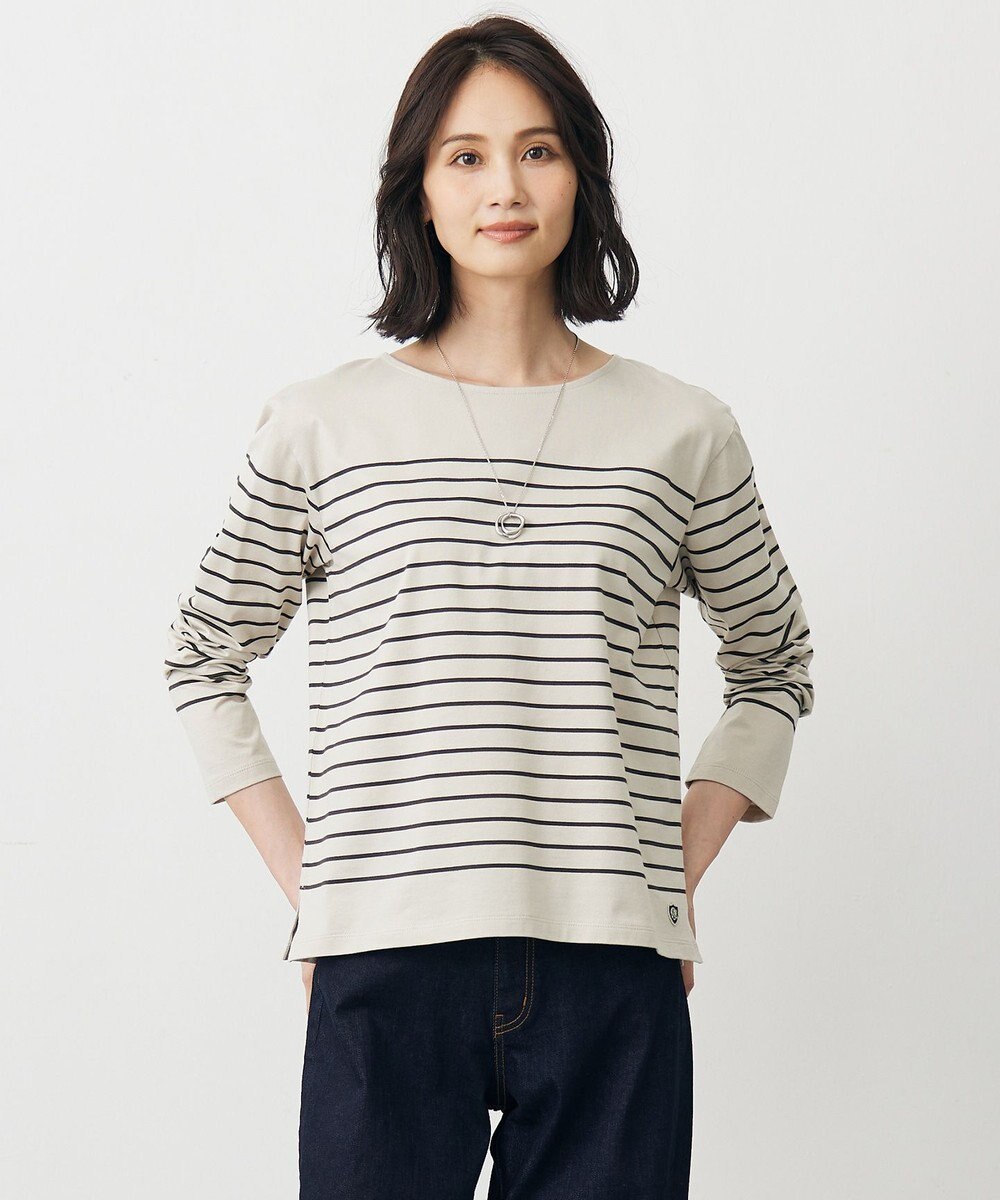 J.PRESS LADIES バスクボーダー カットソー 