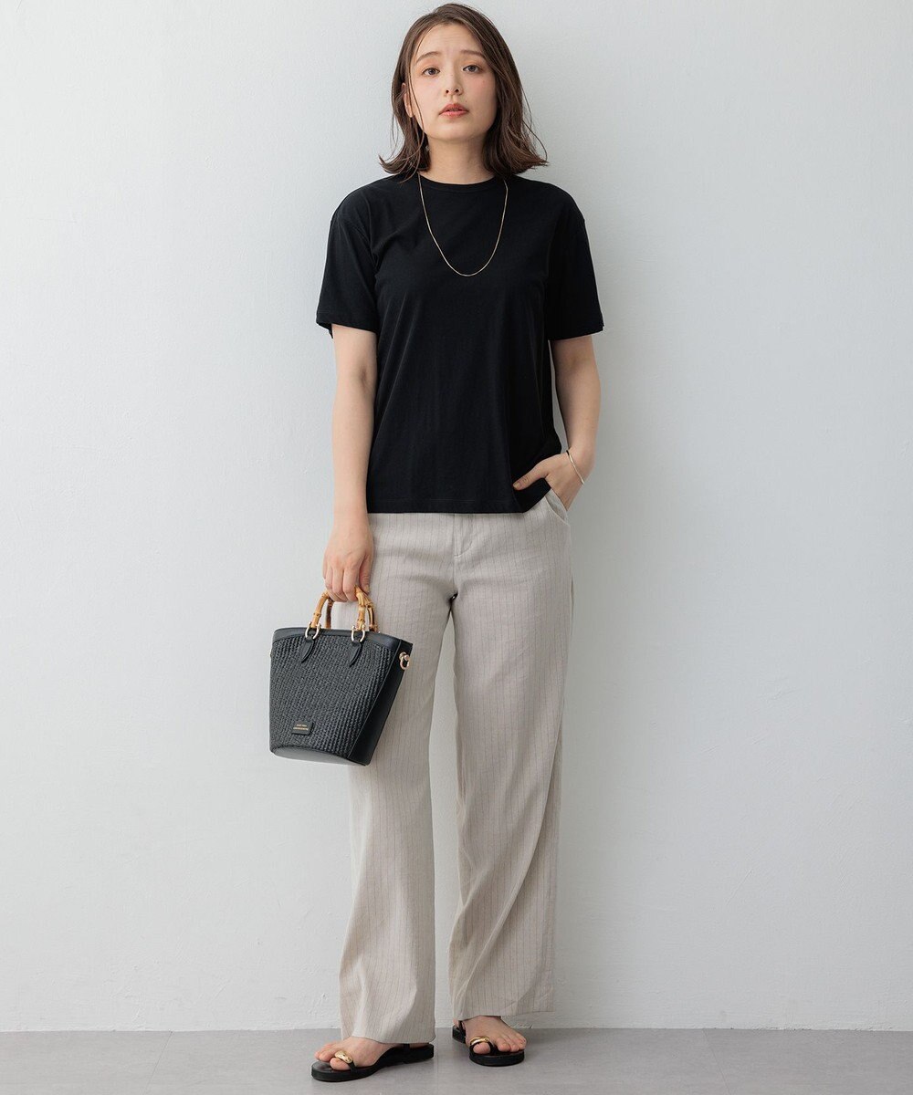 23区 【SLOW/WEB限定】シアーツイストシングルジャージー Tシャツ 