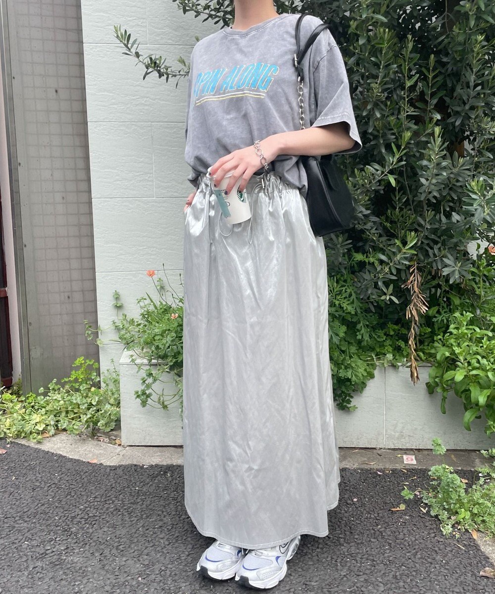 WEGO 【綿100%】ヴィンテージウォッシュグラフィックTシャツ 