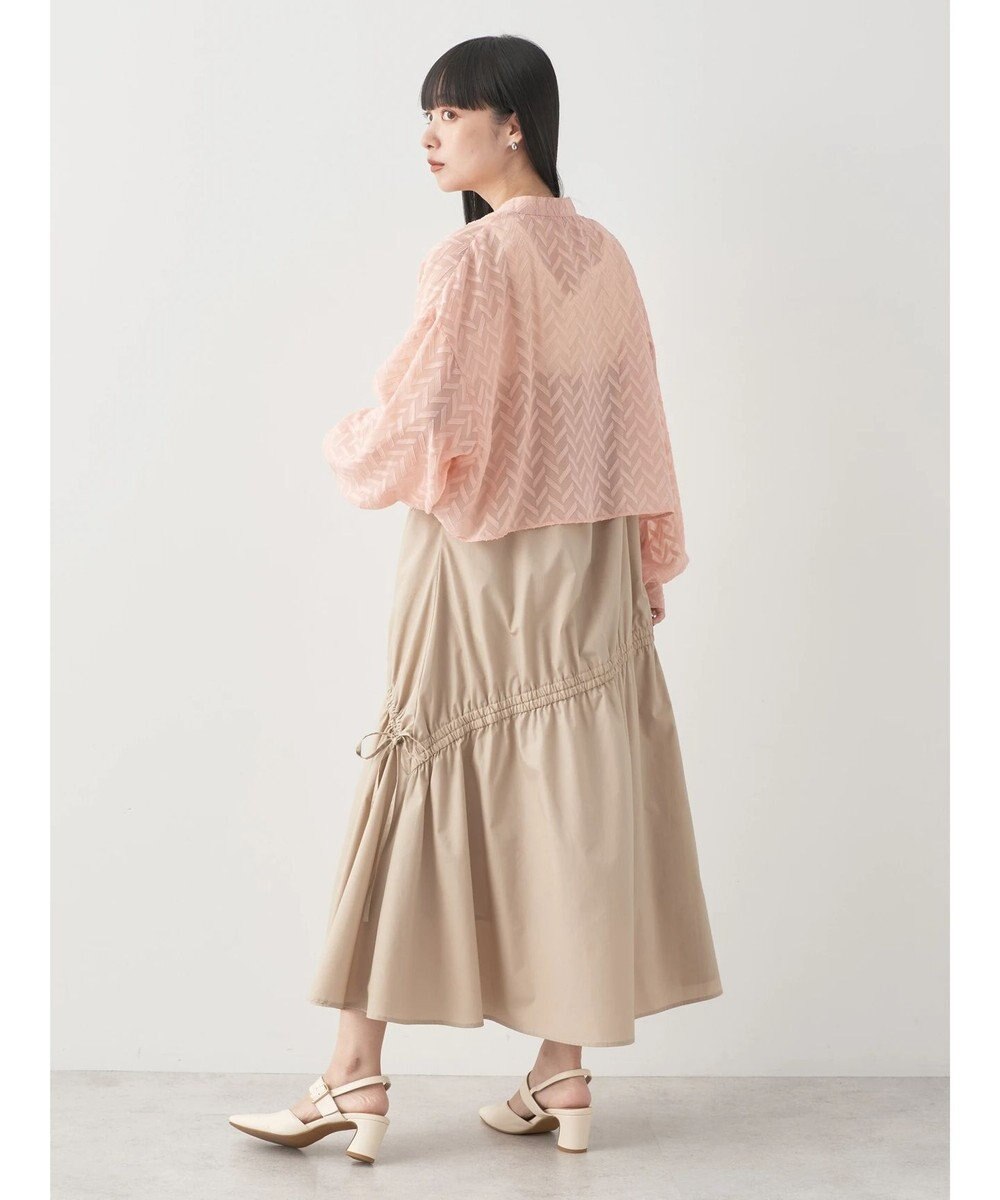 earth music&ecology ツッキリジャガードショートブラウス 