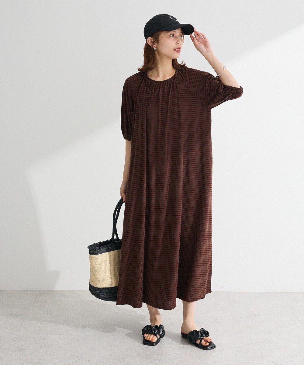 Green Parks ・ＳＵＧＡＲ　ＳＰＯＯＮ　ボーダーリブワンピース 