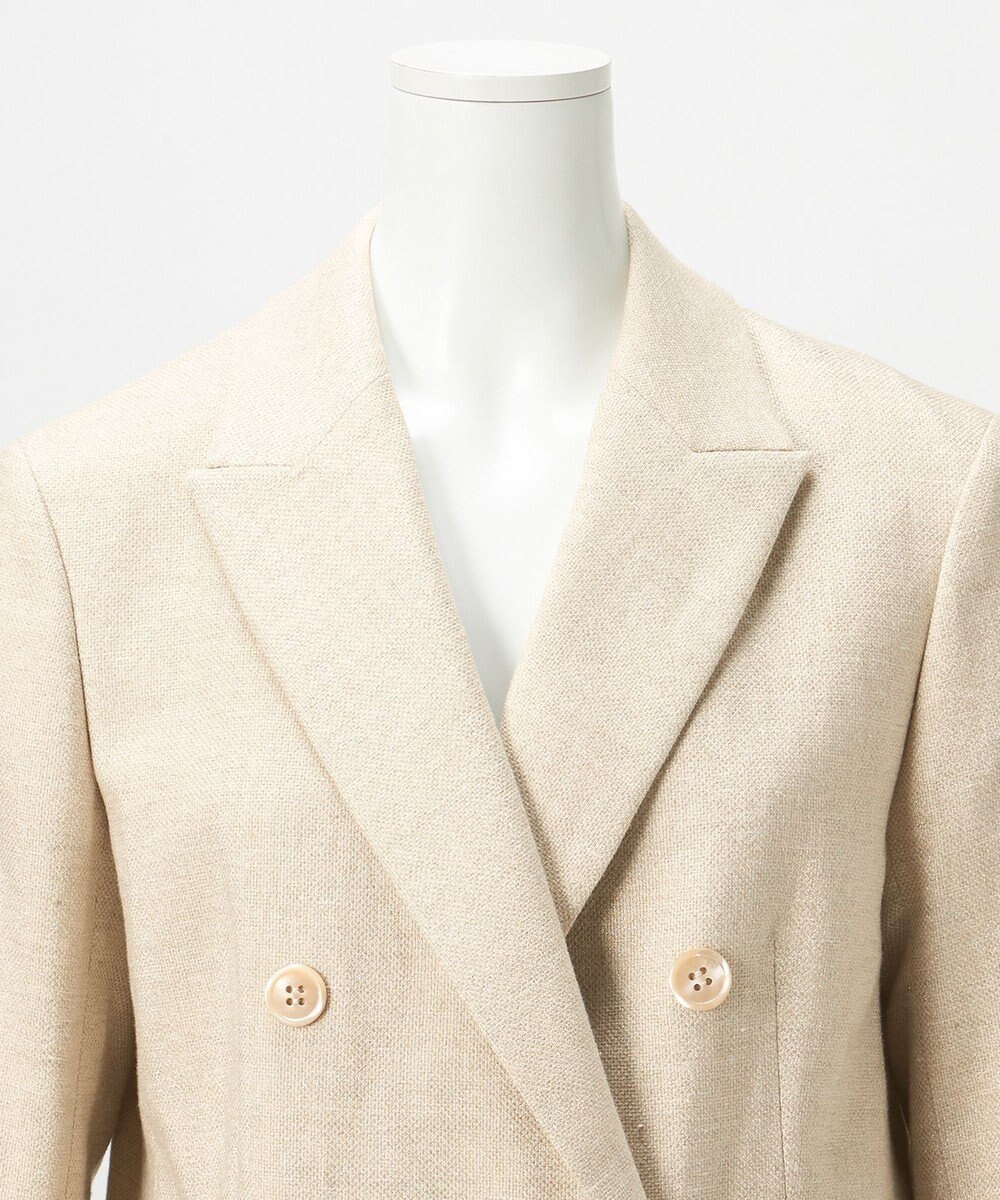 23区 【GOLD LABEL】GIOTEXリネンスパーク ダブルジャケット 