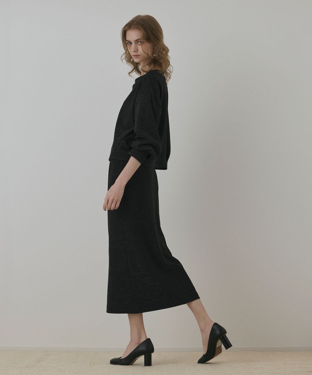 GRACE CONTINENTAL ラメカットスカート 