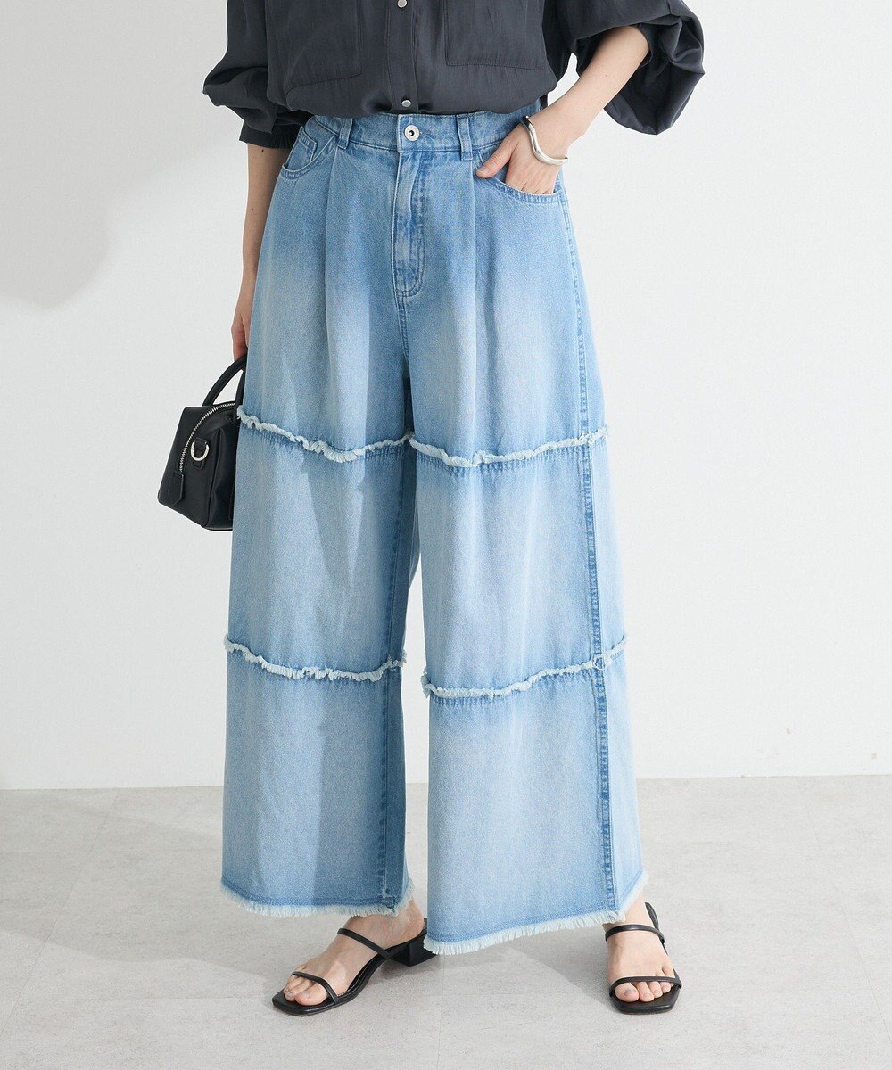 Green Parks ・ＳＵＧＡＲ　ＳＰＯＯＮ　ティアードデニムパンツ 