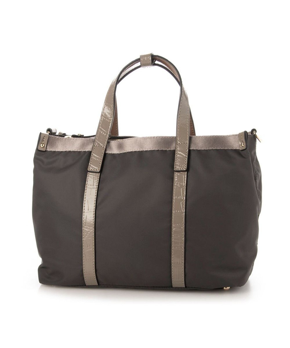 LA BAGAGERIE 【エコユース】ナイロン×型押しエナメル　2WAYミニトート 