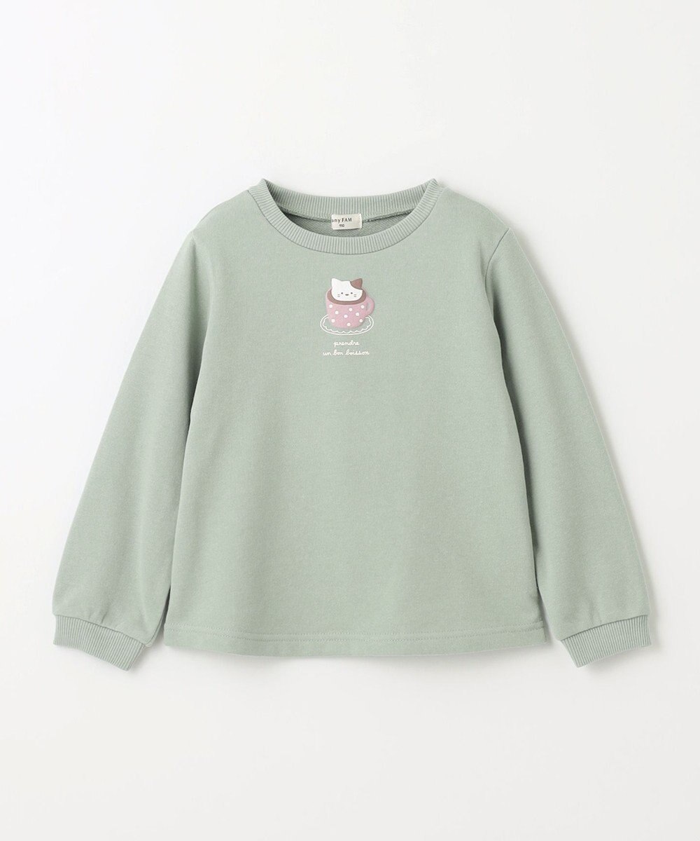 ANY KIDS 【春まで主役】アニマル発泡プリントトレーナー 