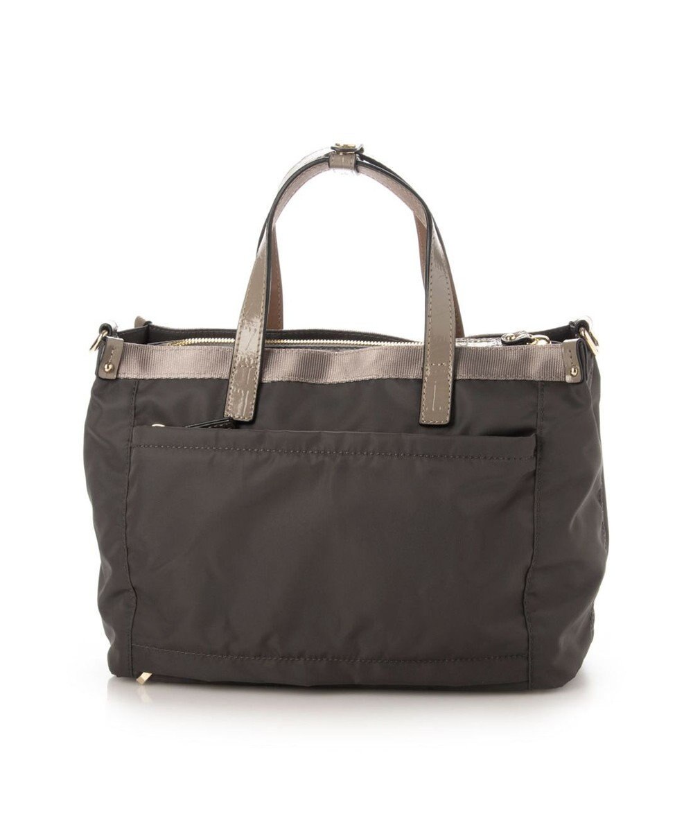 LA BAGAGERIE 【エコユース】ナイロン×型押しエナメル　2WAYミニトート 