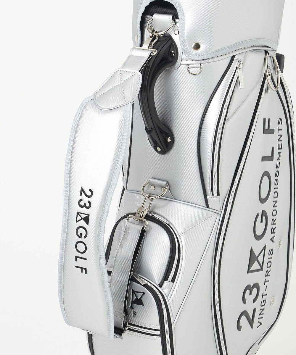 23区GOLF 【UNISEX】セルフスタンドバッグ内蔵キャディバッグ キャリー付き 練習や電車移動に◎ 