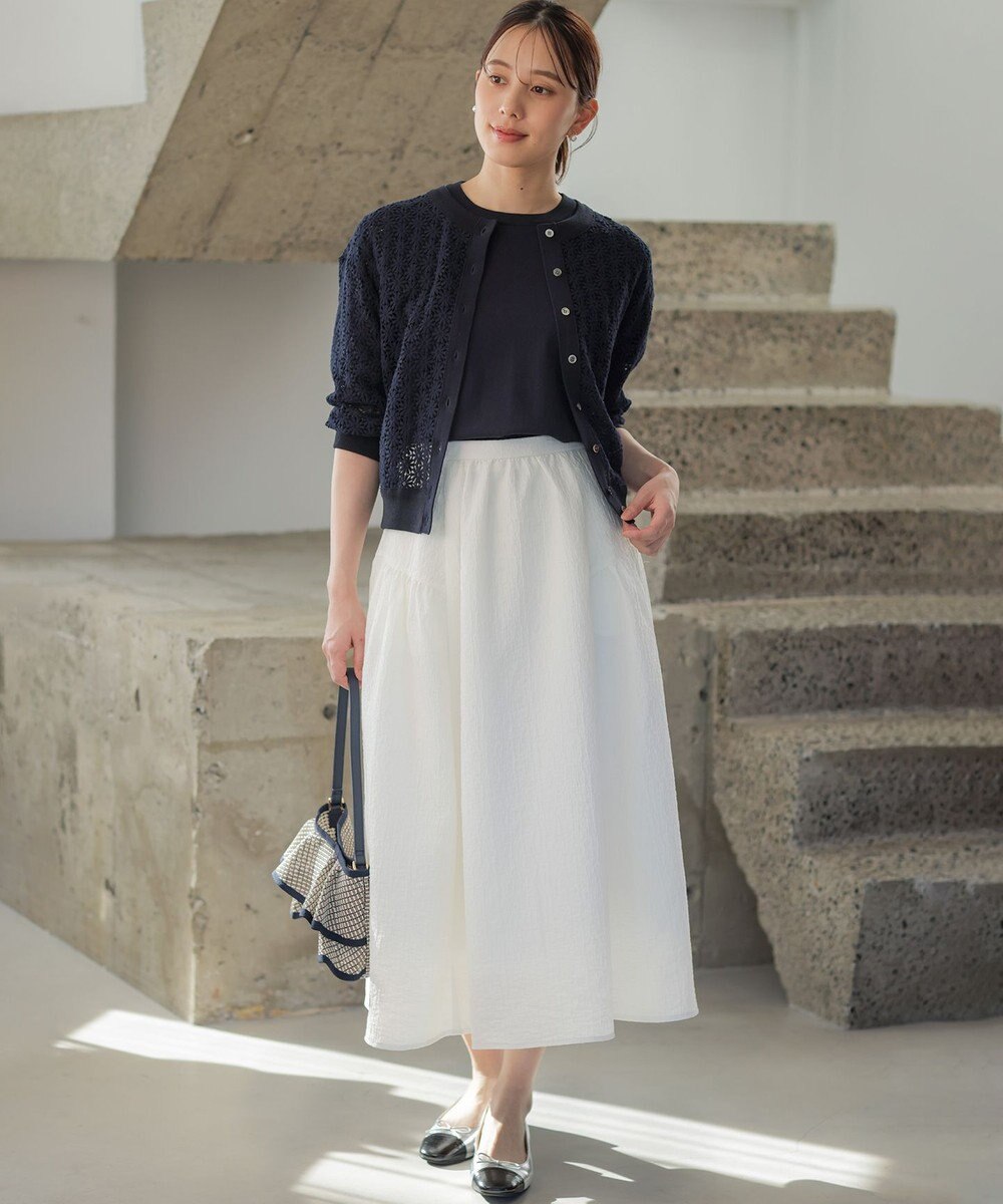 組曲 【WEB限定】シアージャカード スカート 