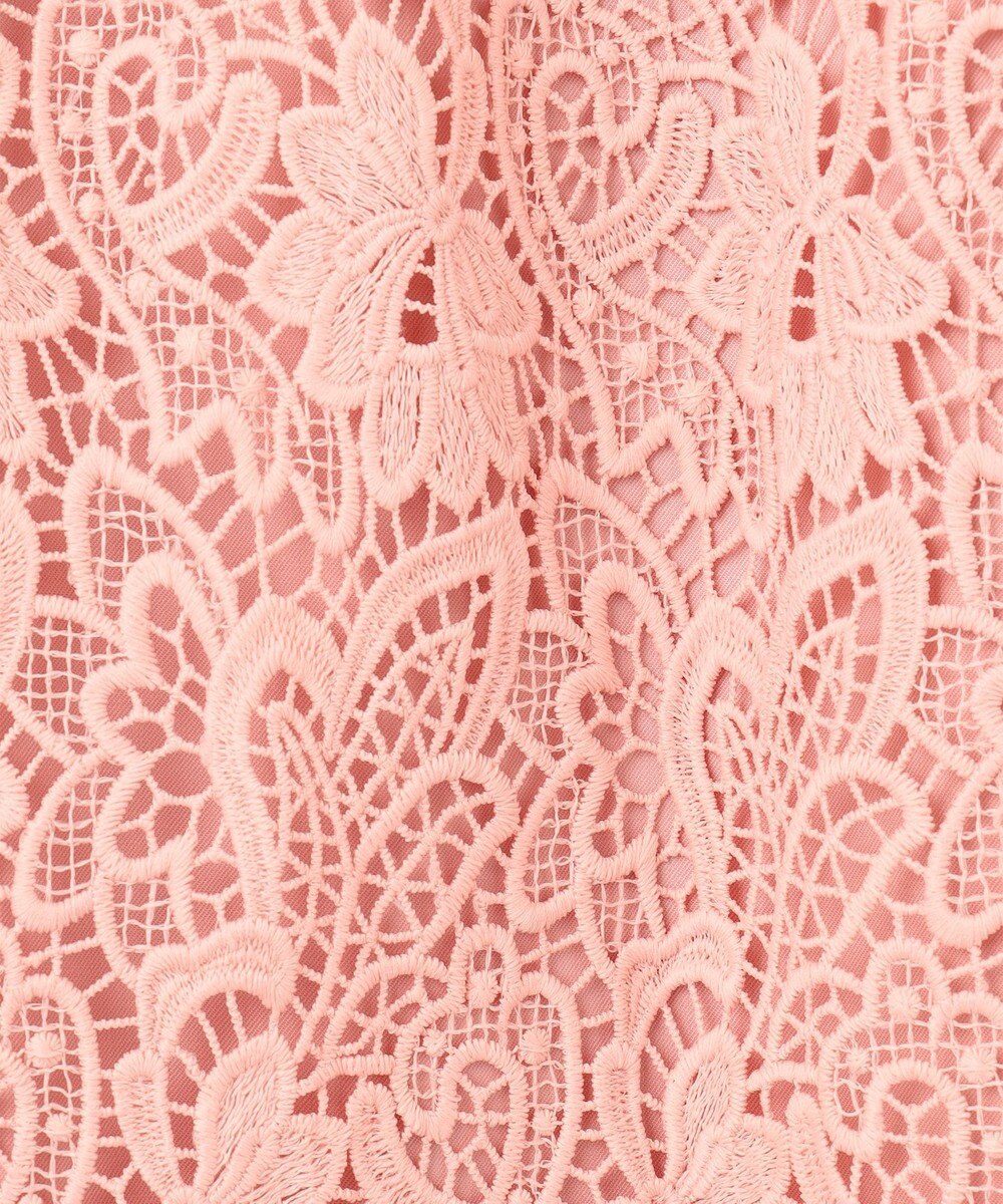 自由区 【洗える】ボタニカルレース スカート 