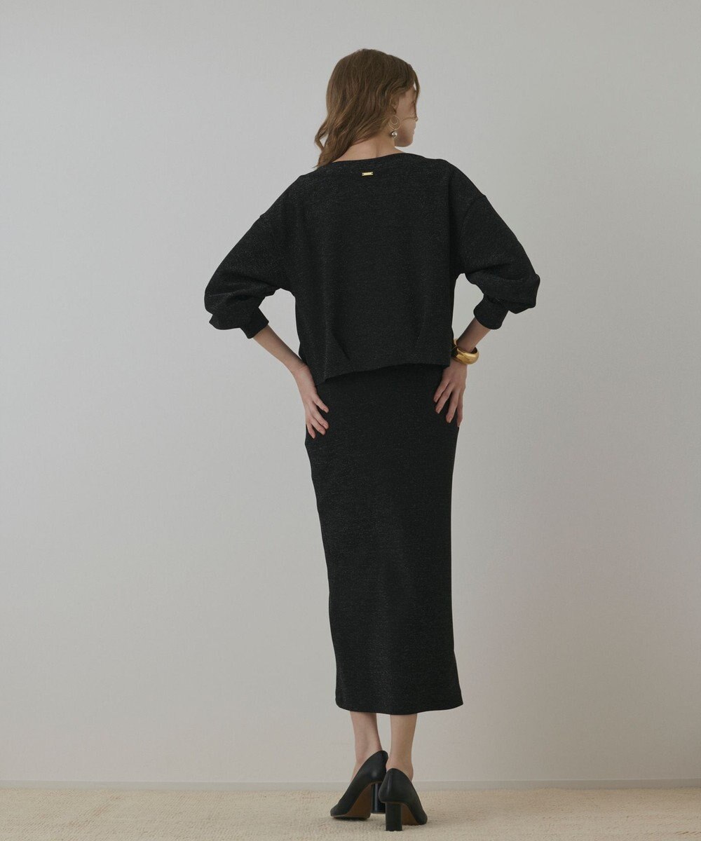 GRACE CONTINENTAL ラメカットスカート 