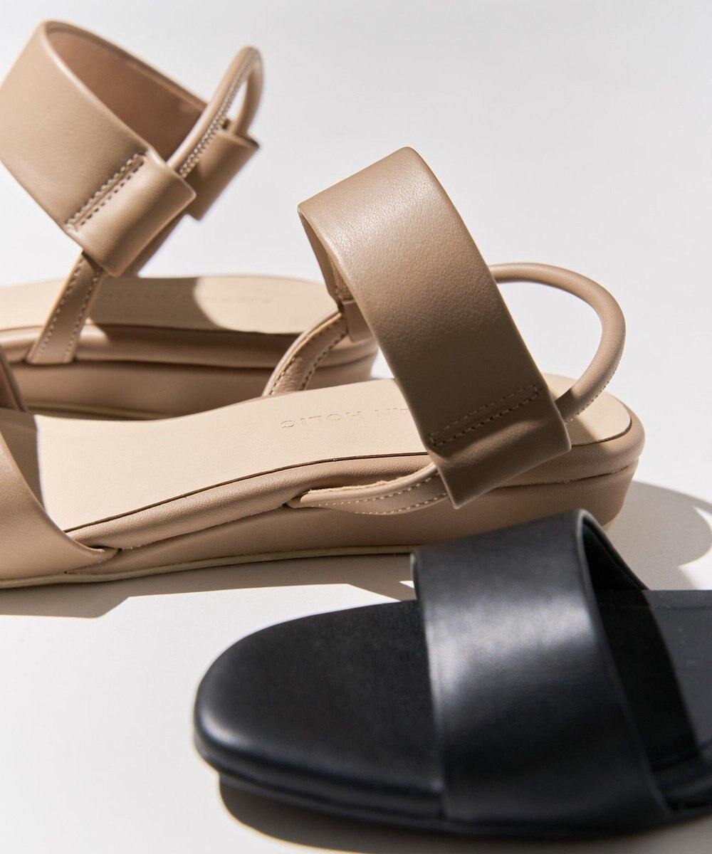 AMERICAN HOLIC ダブルバンドウェッジサンダル 