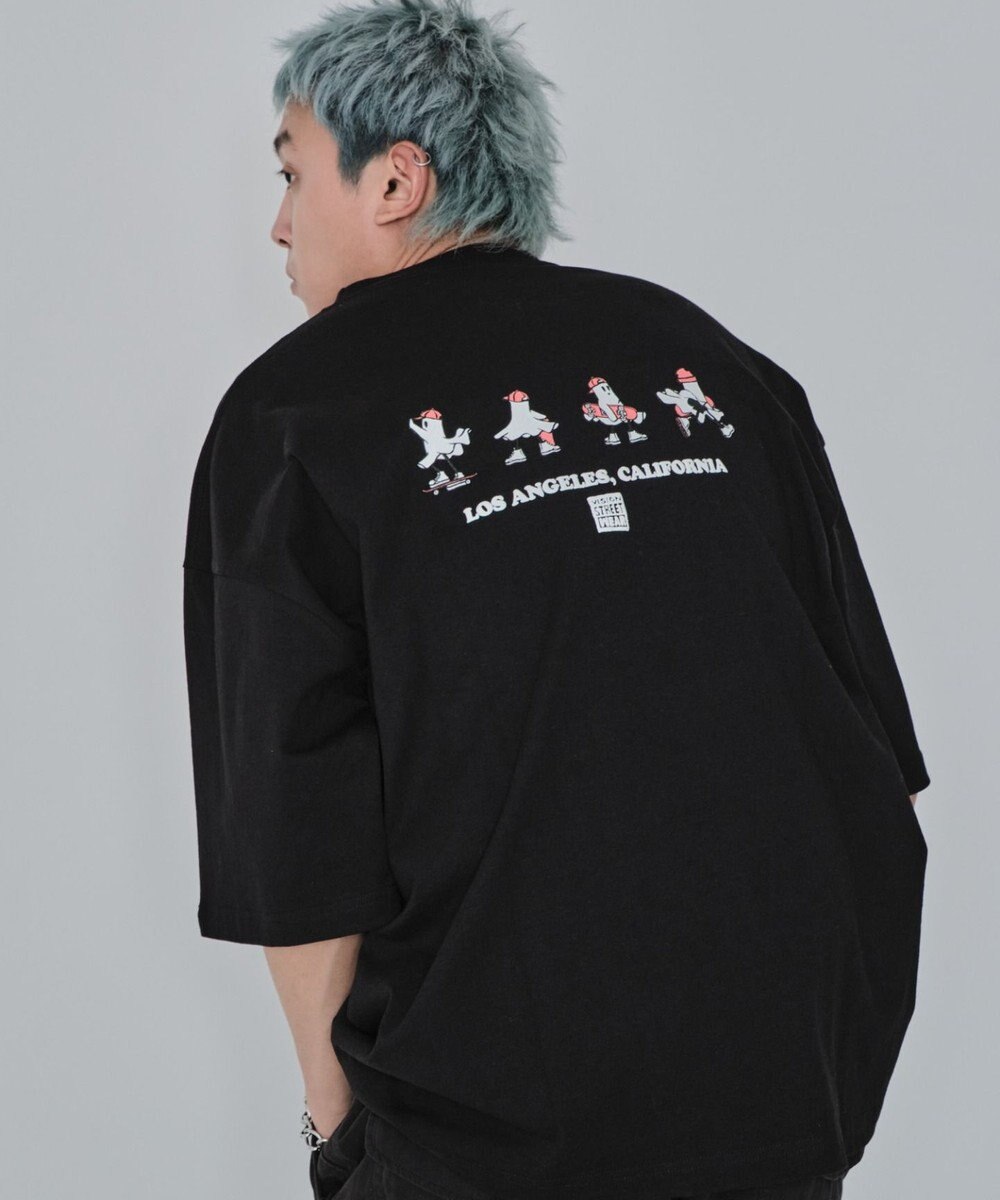 WEGO 【ユニセックス着用ITEM/MLサイズ展開】別注VISIONゴーストスケーターグラフィックT（SS） 