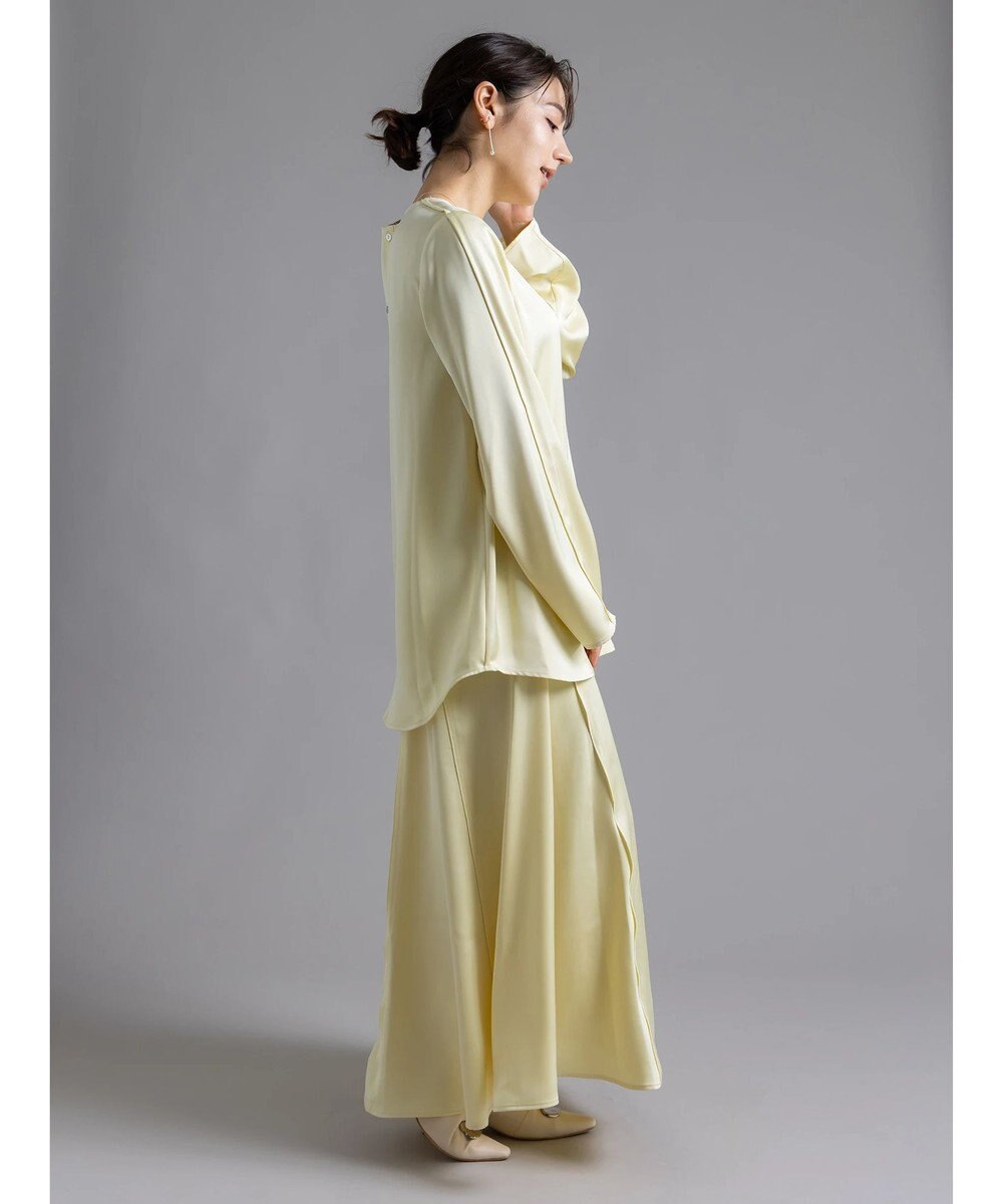 Te chichi 【Atelier Bonheur】サテンバックボタンブラウス(セットアップ可)《2025winter catalog item》 