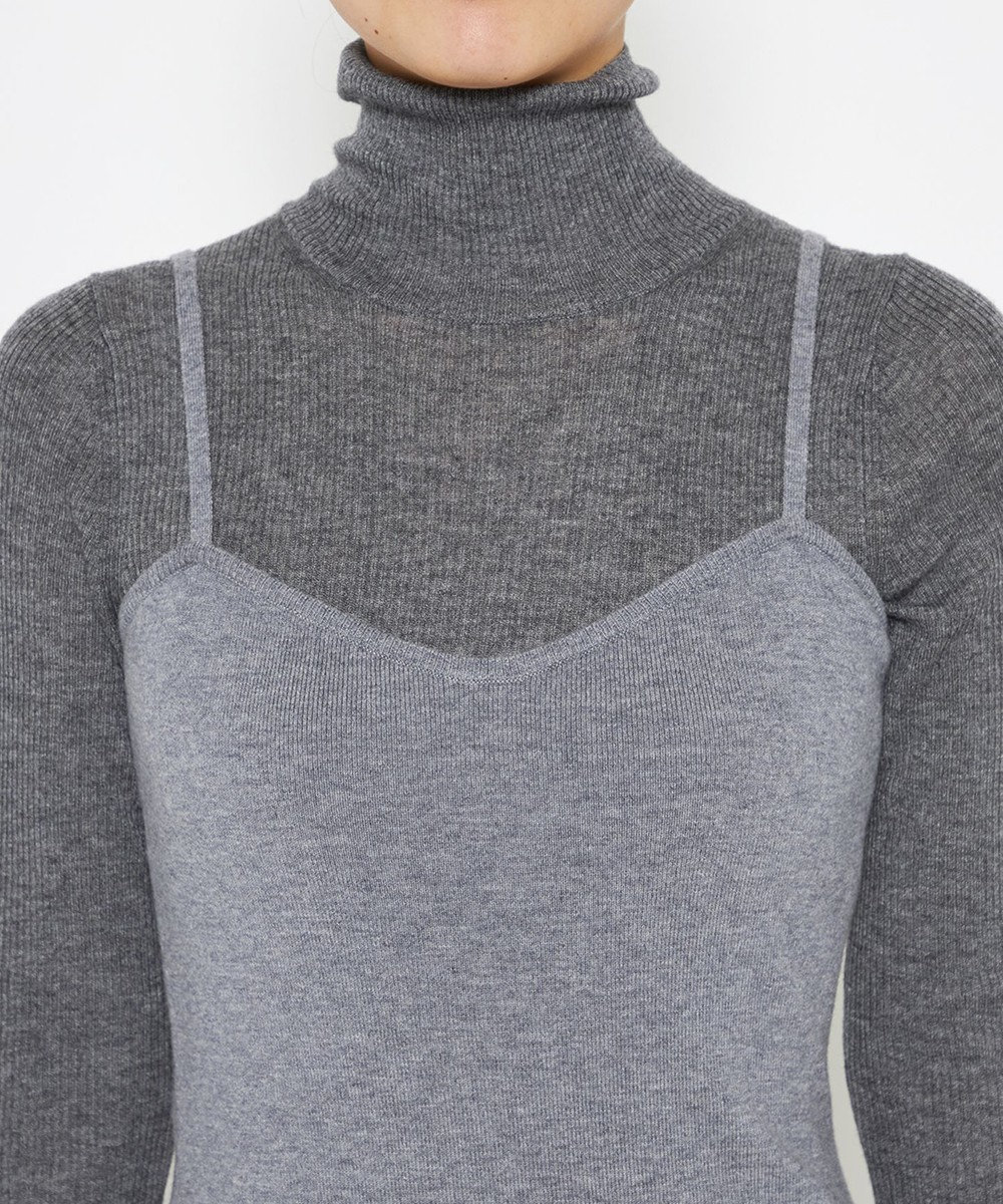 uncrave メリノウール キャミワンピース（uncrave WHITE） 