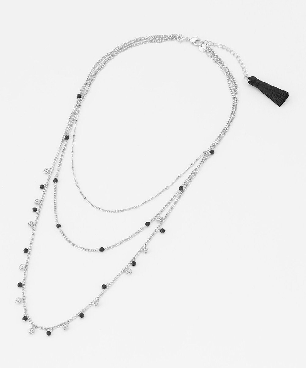 自由区 【カタログ掲載】ストーンミックスフリンジ2WAY ネックレス 