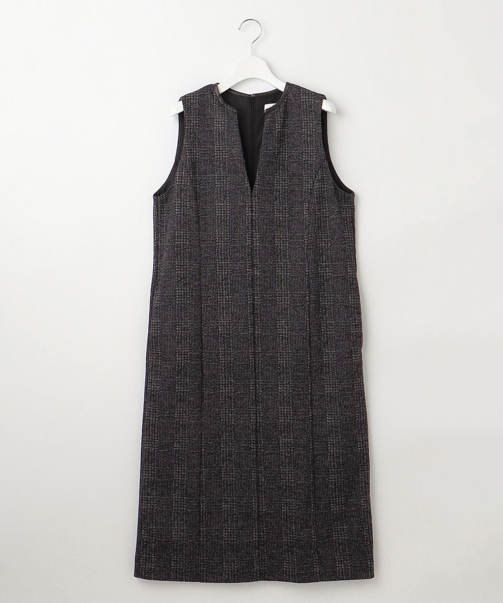 J.PRESS LADIES L 【洗える】チェック ジャカード ジャンパースカート 