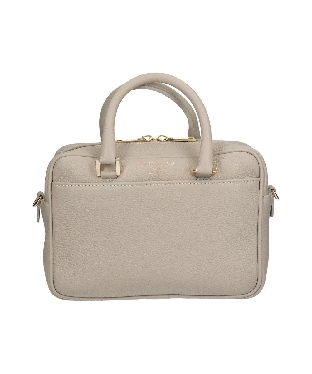 INTER-CHAUSSURES 【CHRISTIAN VILLA】ボックスシルエットレザーハンドバッグ 