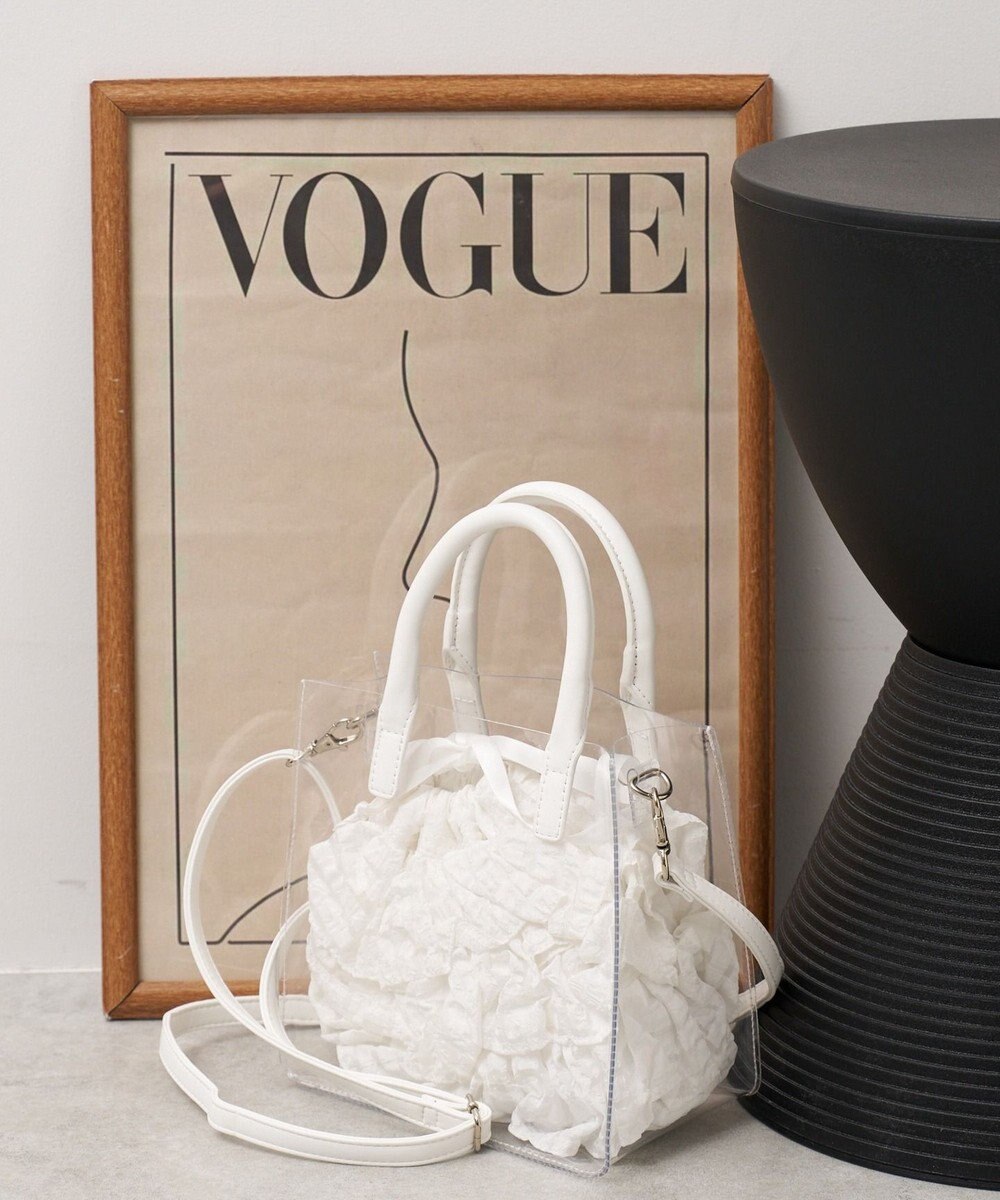 WEGO 巾着付きクリアショルダー 