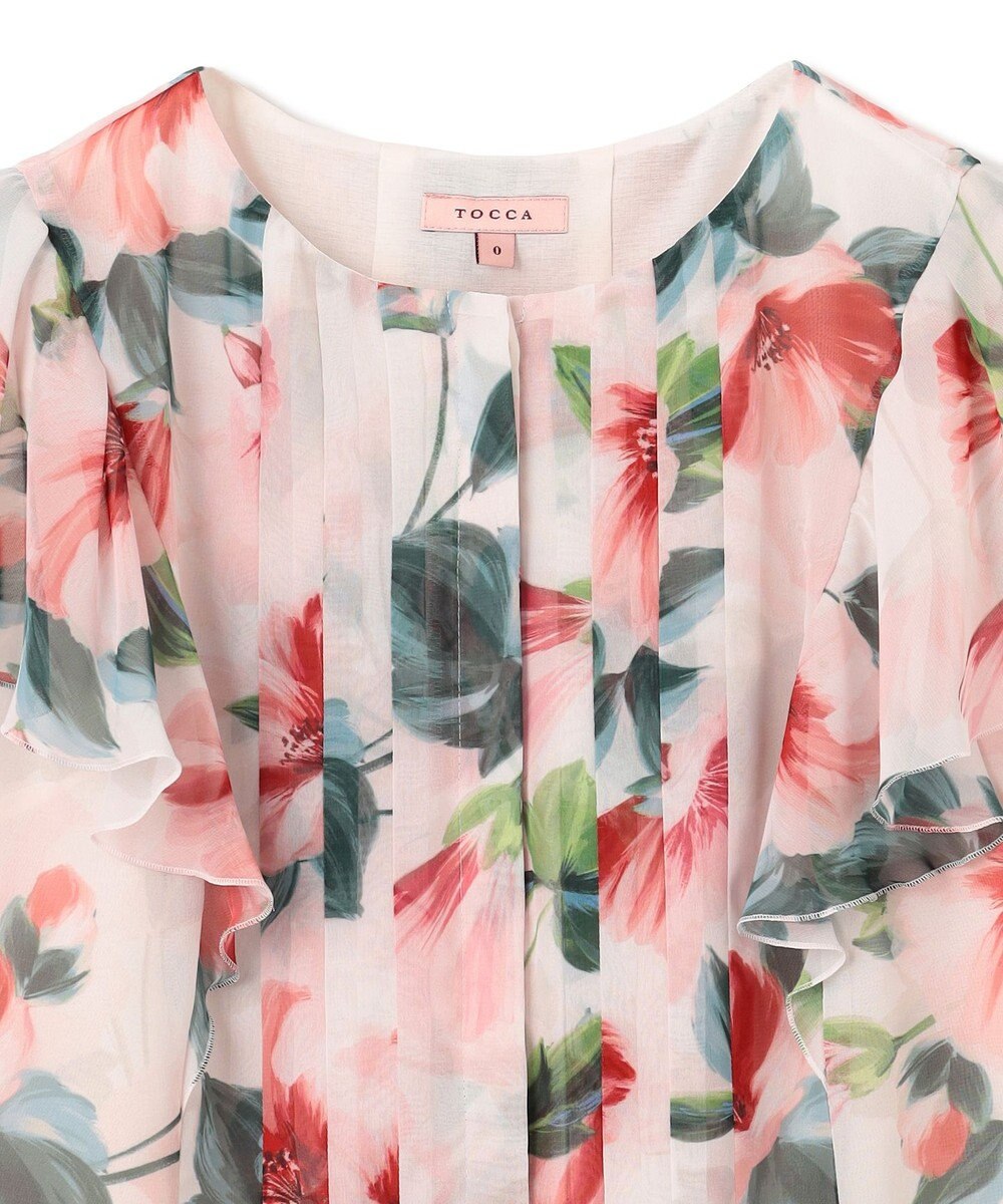 TOCCA 【洗える・消臭】FULL BLOOM PEONY BLOUSE ブラウス 
