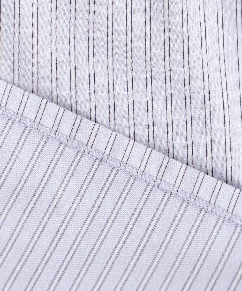 J.PRESS LADIES L ストライプジャージー ドルマンスリーブ カットソー 