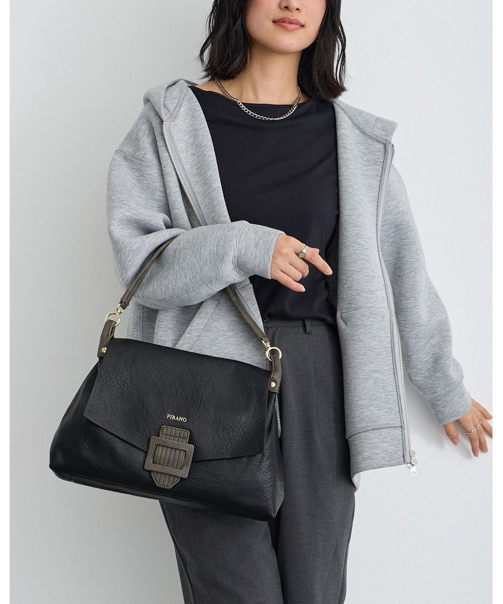 MioFIRANO バックル付きフラップトートバッグ 2WAY　FIRANO フィラノ 