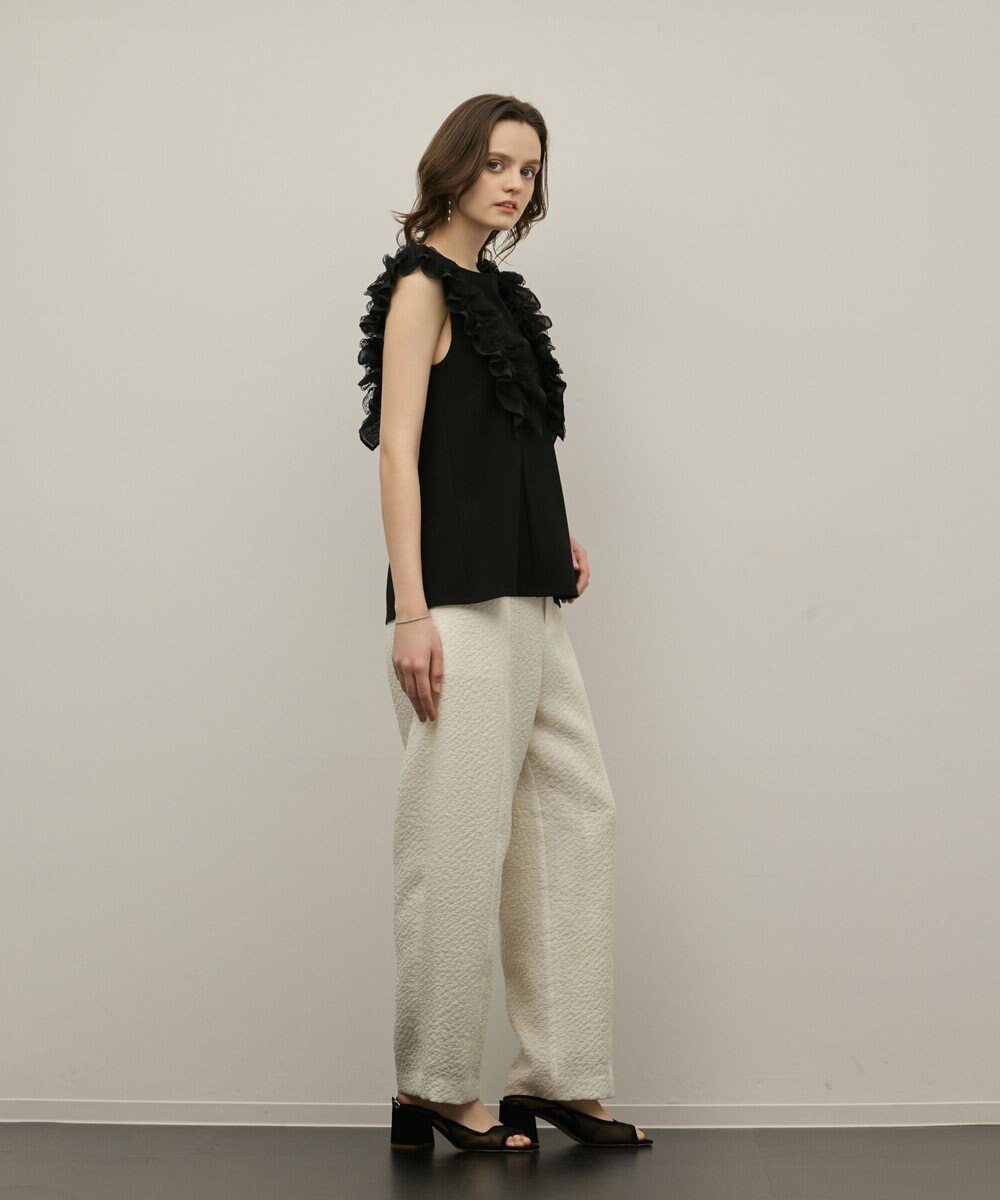 GRACE CONTINENTAL フリル切替カットトップ 