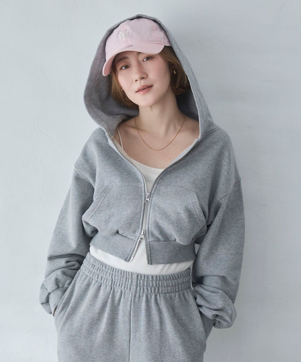 WEGO ショートZIPパーカー 