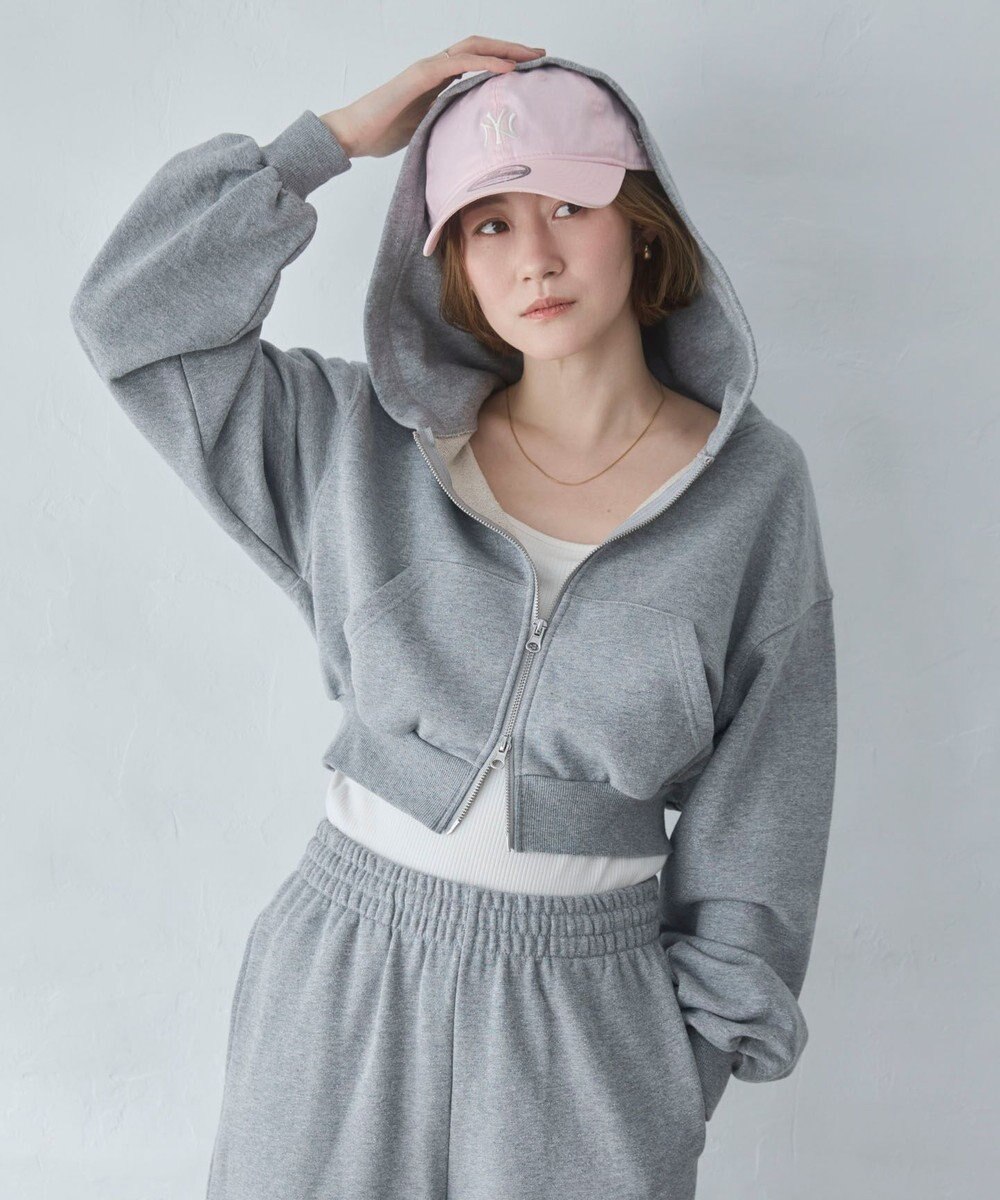 WEGO ショートZIPパーカー 