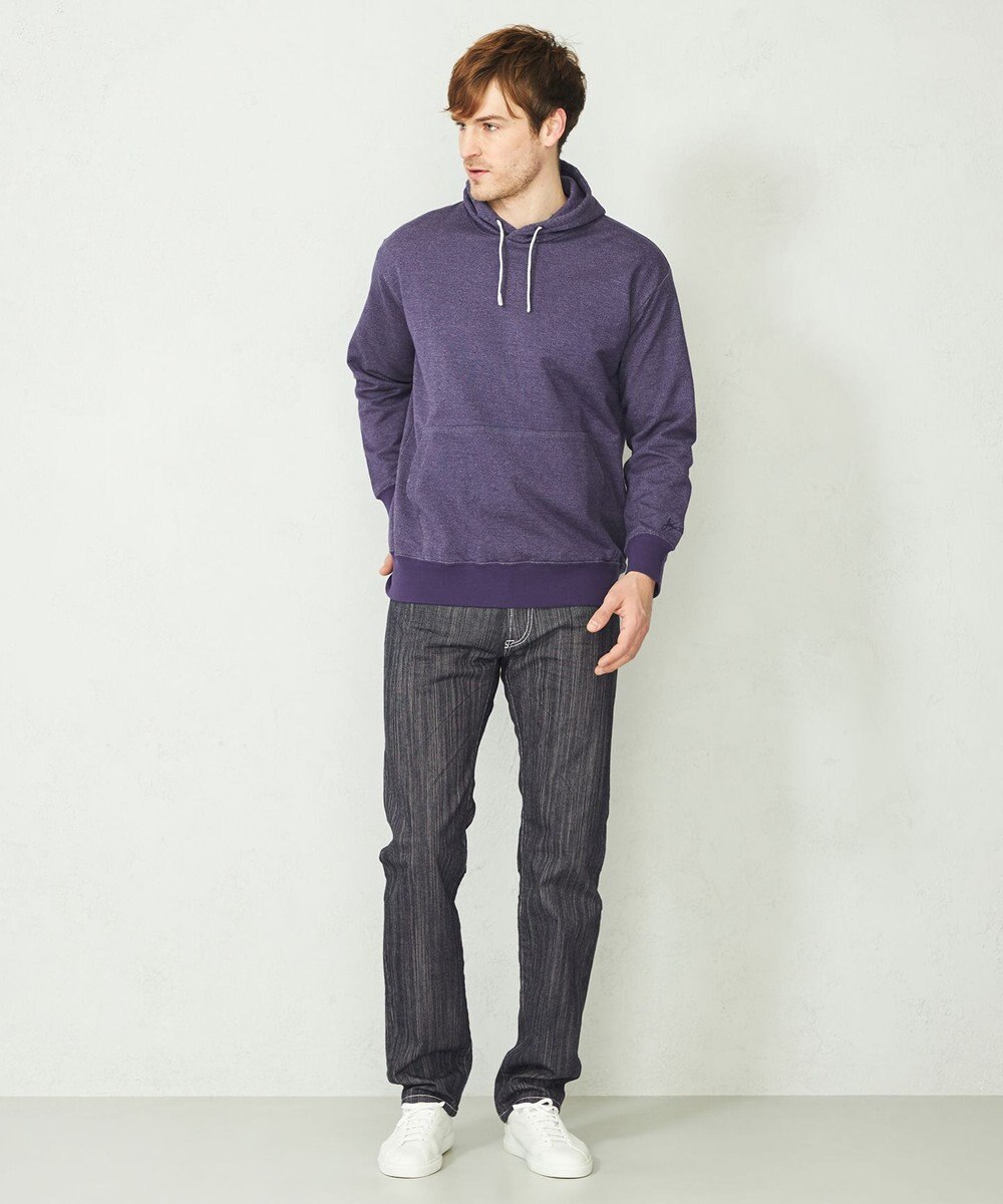 JOSEPH ABBOUD MOUNTAIN 【SPACE／UNISEX】オーガニックコットン使用 ヴィンテージインレー パーカー 