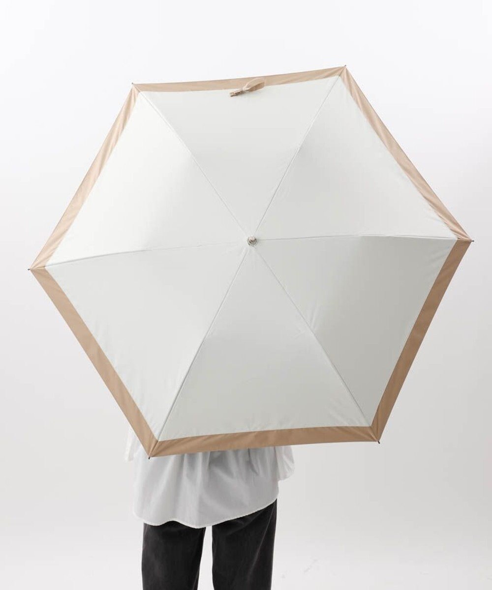 AURORA 【WEB限定】 バイカラー晴雨兼用傘（折りたたみ・トップフラット） 