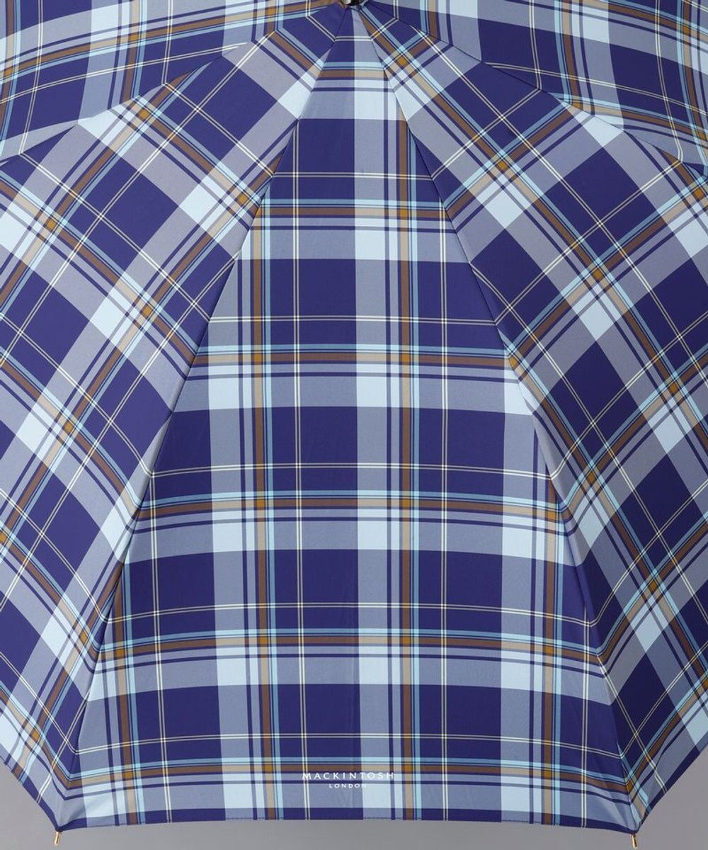 AURORA 【MACKINTOSH LONDON（マッキントッシュ ロンドン）】先染めチェック雨傘（長傘） 